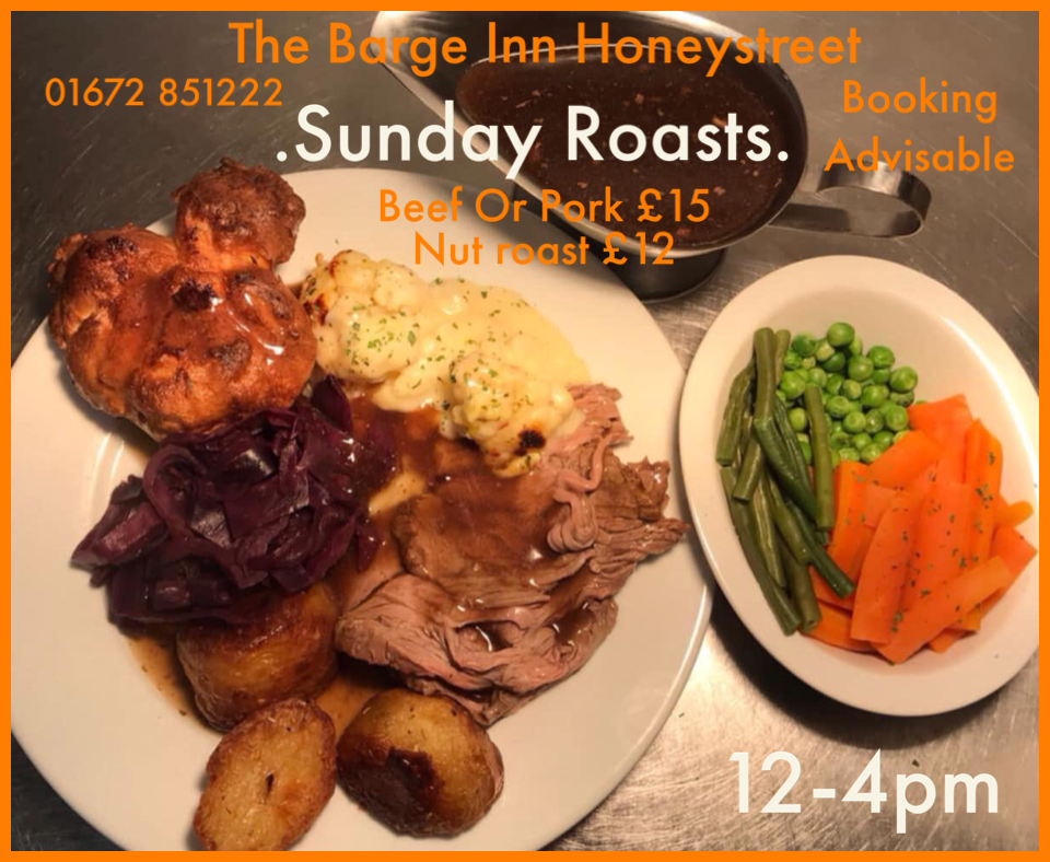 Food & Drink – The Barge Inn – Honeystreet
